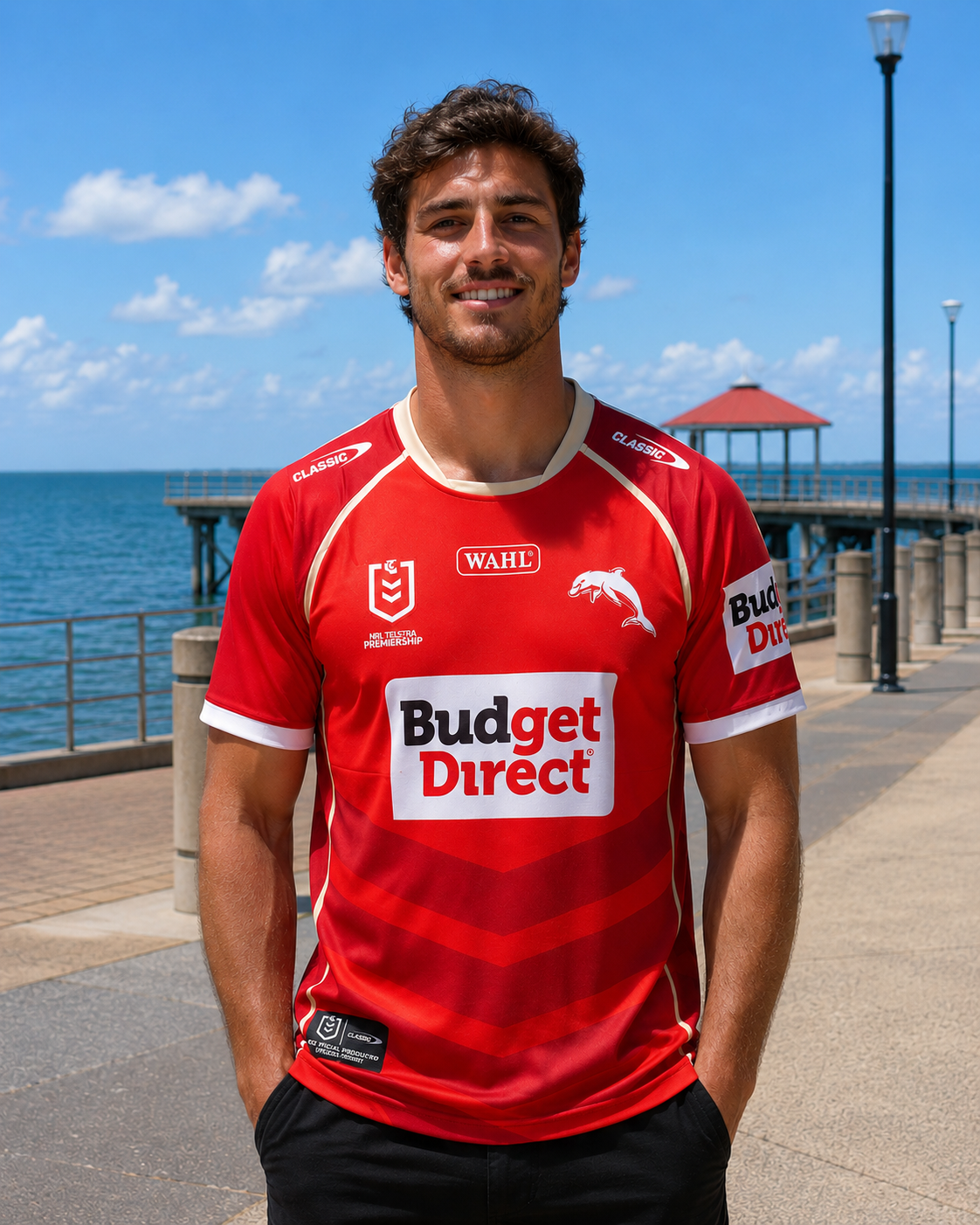 REDCLIFFE DOLPHINS NRL 2026 HOME JERSEY