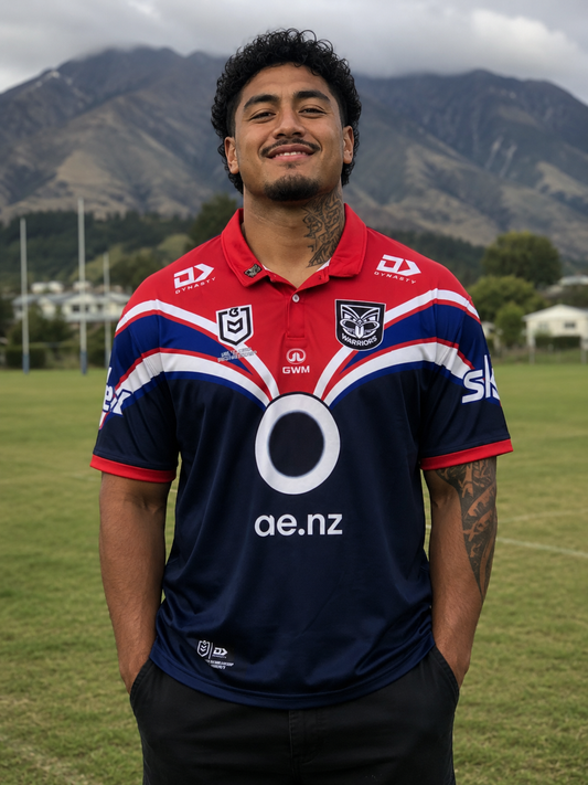 New Zealand Warriors 2026 Mens Kotahitanga Jersey Black