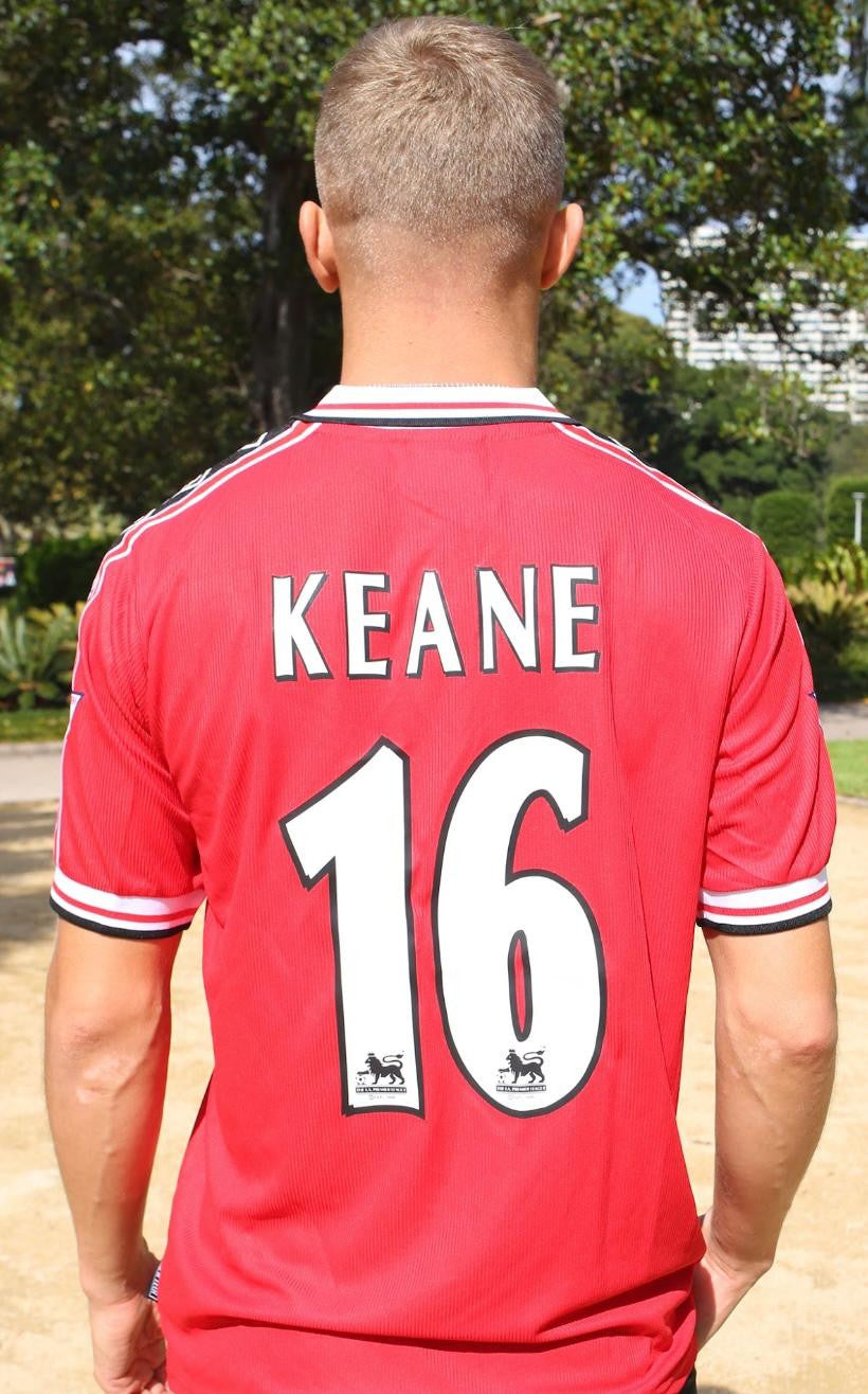 ROY KEANE 16 MAN U 98/99 RETRO JERSEY