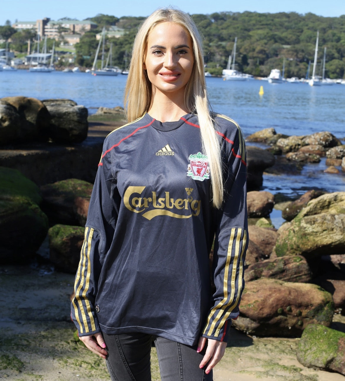 LIVERPOOL BLACK LONG SLEEVE JERSEY
