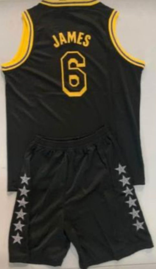 LEBRON JAMES 6 NBA BLACK KIDS SETS