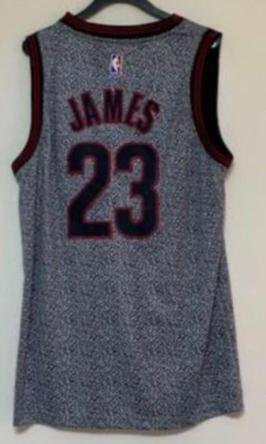 LEBRON JAMES GREY CAVS JERSEY