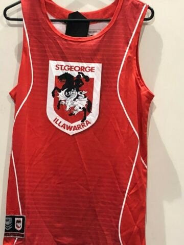 ST GEORGE ILLAWARA DRAGONS NRL MENS SINGLET