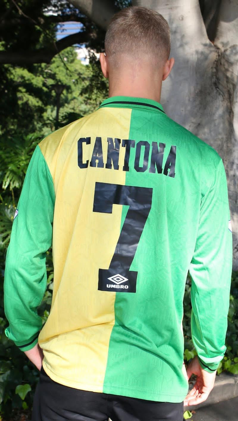 CANTONA 93/94 MAN U LONG SLEEVE AWAY JERSEY