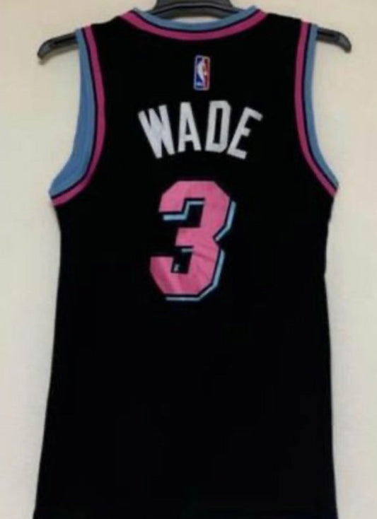 WADE MIAMI BLACK HEAT JERSEY SIZE 3XL
