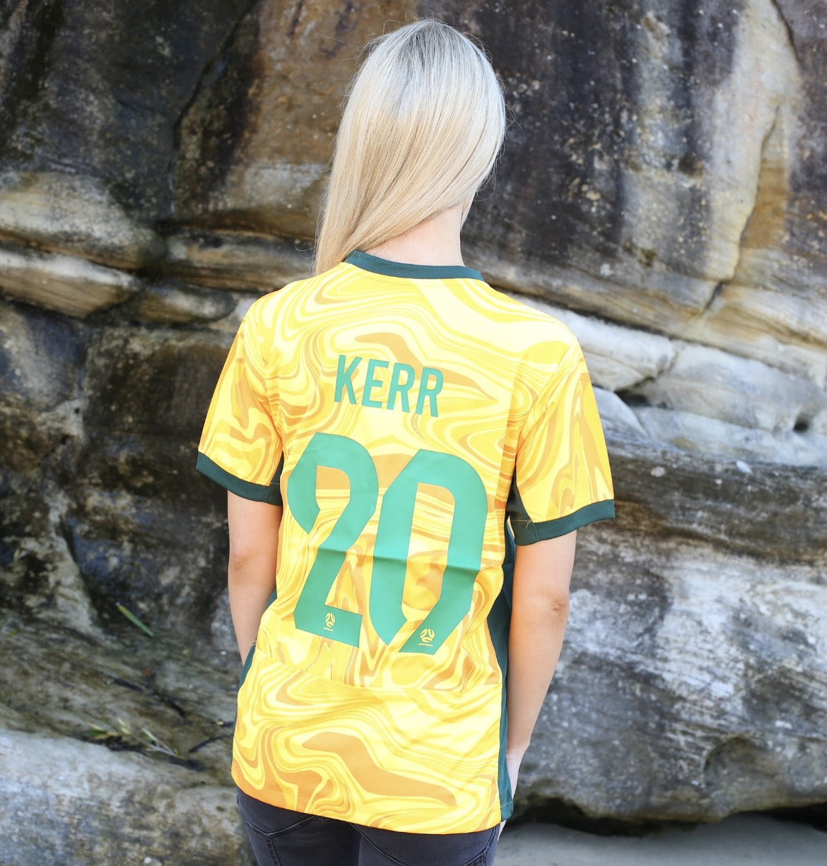 SAM KERR 2023 AUSTRALIA WOMENS WORLD CUP HOME JERSEY