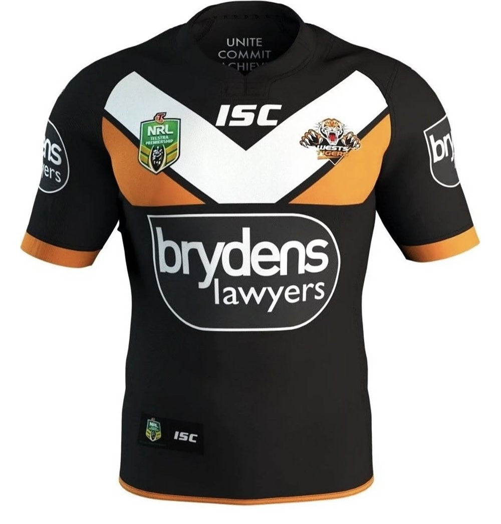 WEST TIGERS MEN NRL JERSEY SMALL SIZE