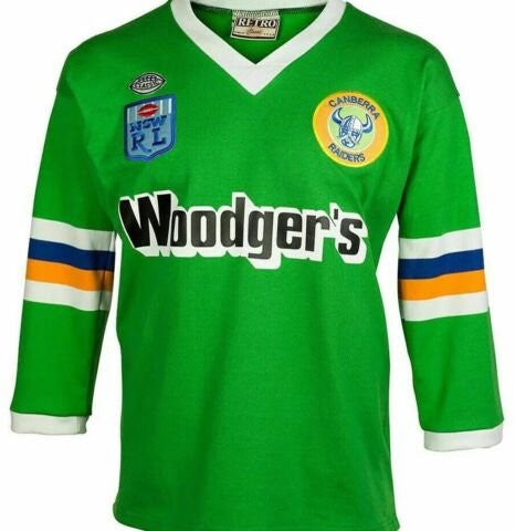 CANBERRA RAIDERS 1989 POLY RUGBY LEAGUE JERSEY
