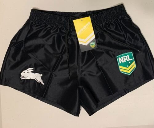 SOUTH SYDNEY RABBITOHS NRL MENS SHORTS SMALL SIZE
