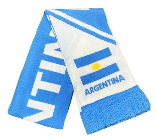 ARGENTINA FOOTBALL WORLD CUP SCARVES