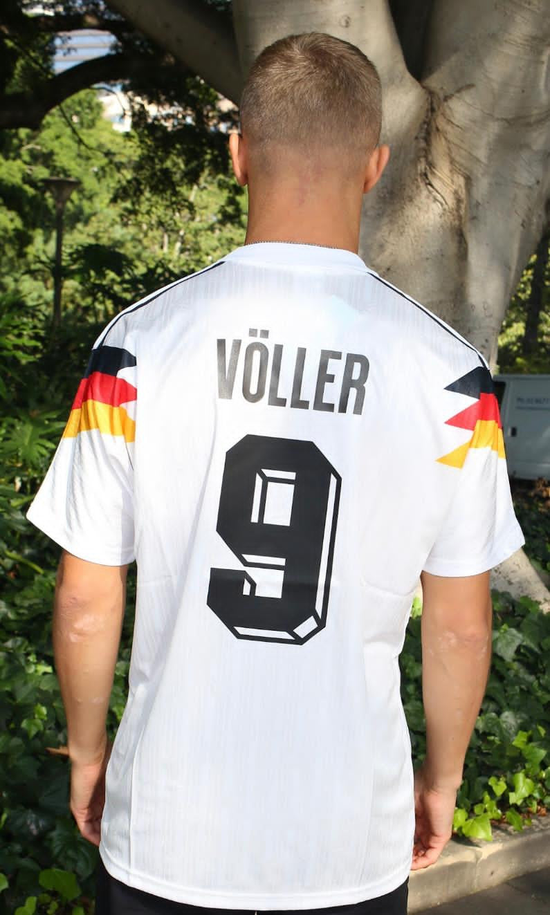 VOLLER 9 WEST GERMANY 1990 WORLD CUP JERSEY