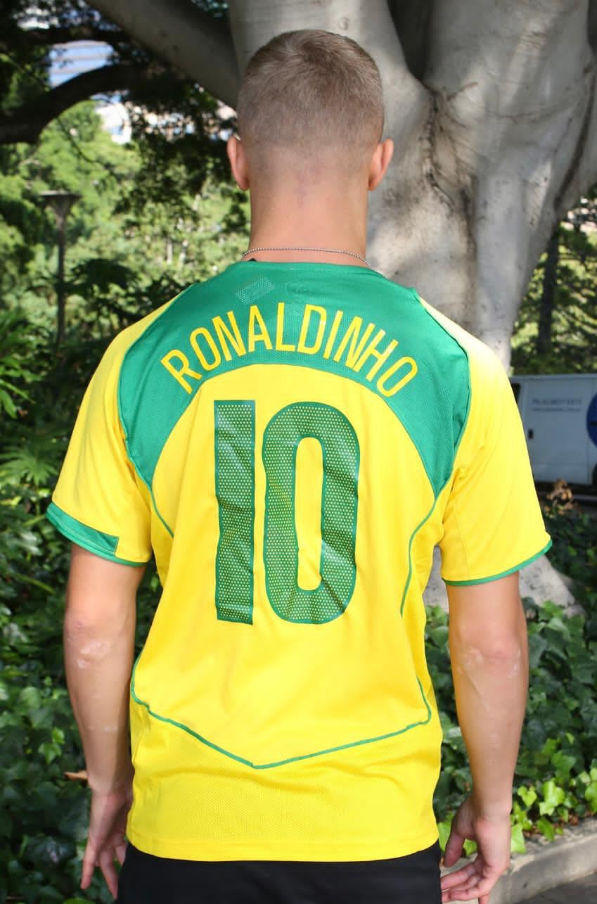 RONALDINHO BRAZIL JERSEY
