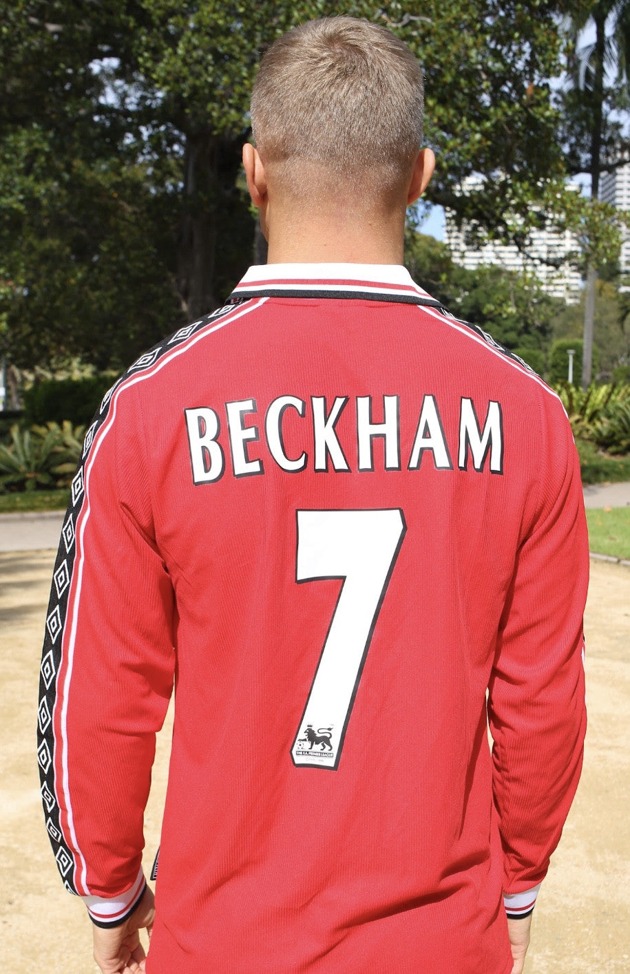 DAVID BECKHAM 96/97 MAN UNITED LONG SLEEVE JERSEY