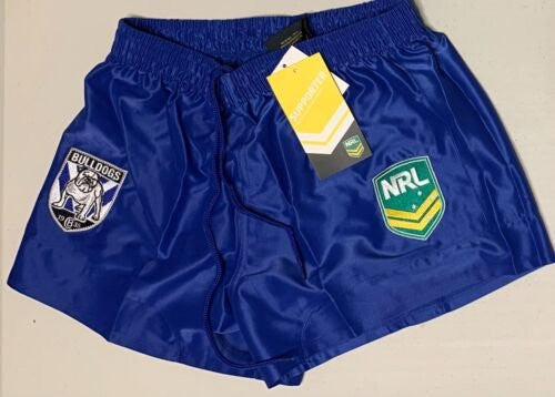 CANTERBURY BULLDOGS NRL MENS SHORTS SMALL SIZE