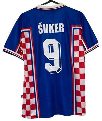 SUKER CROATIA 1998 WORLD CUP JERSEY
