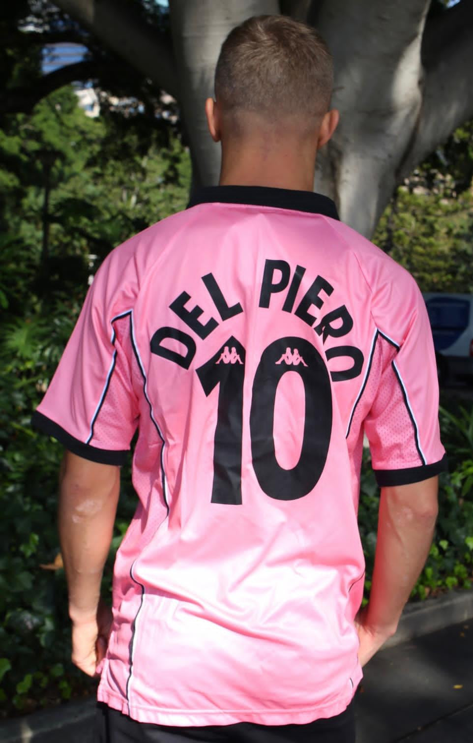 DEL PIERO JUVENTUS PINK AWAY JERSEY