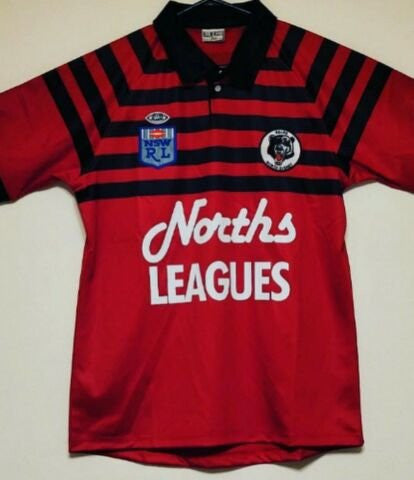 NORTHS SYDNEY BEARS 1991 POLYESTER RUGBY LEAGUE JERSEY