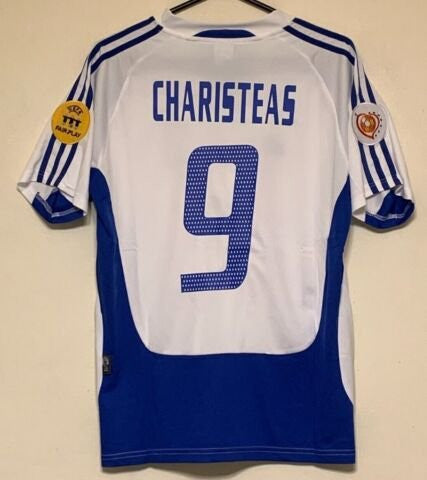 CHARISTEAS 9 GREECE 2004 EURO CUP JERSEY