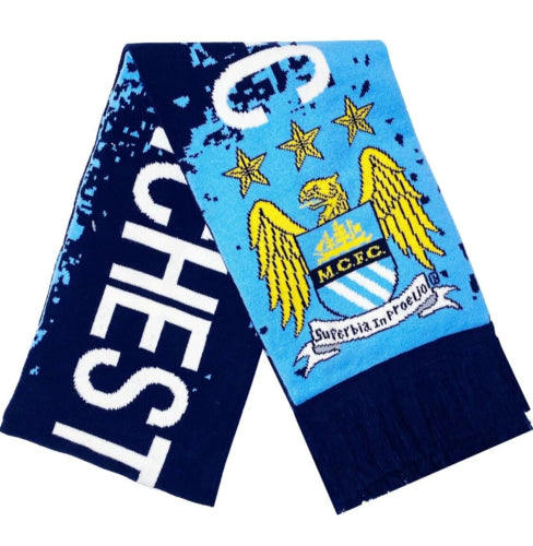 MAN CITY FOOTBALL SCARVES