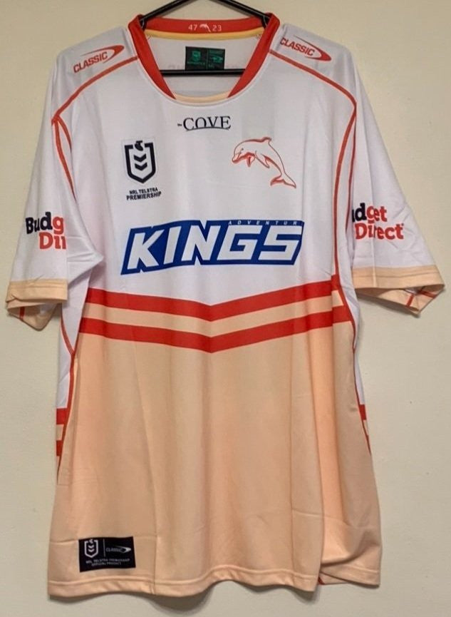REDCLIFF DOLPHINS NRL AWAY JERSEY