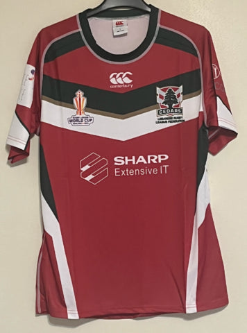 LEBANON RUGBY LEAGUE 2022 WORLD CUP JERSEY