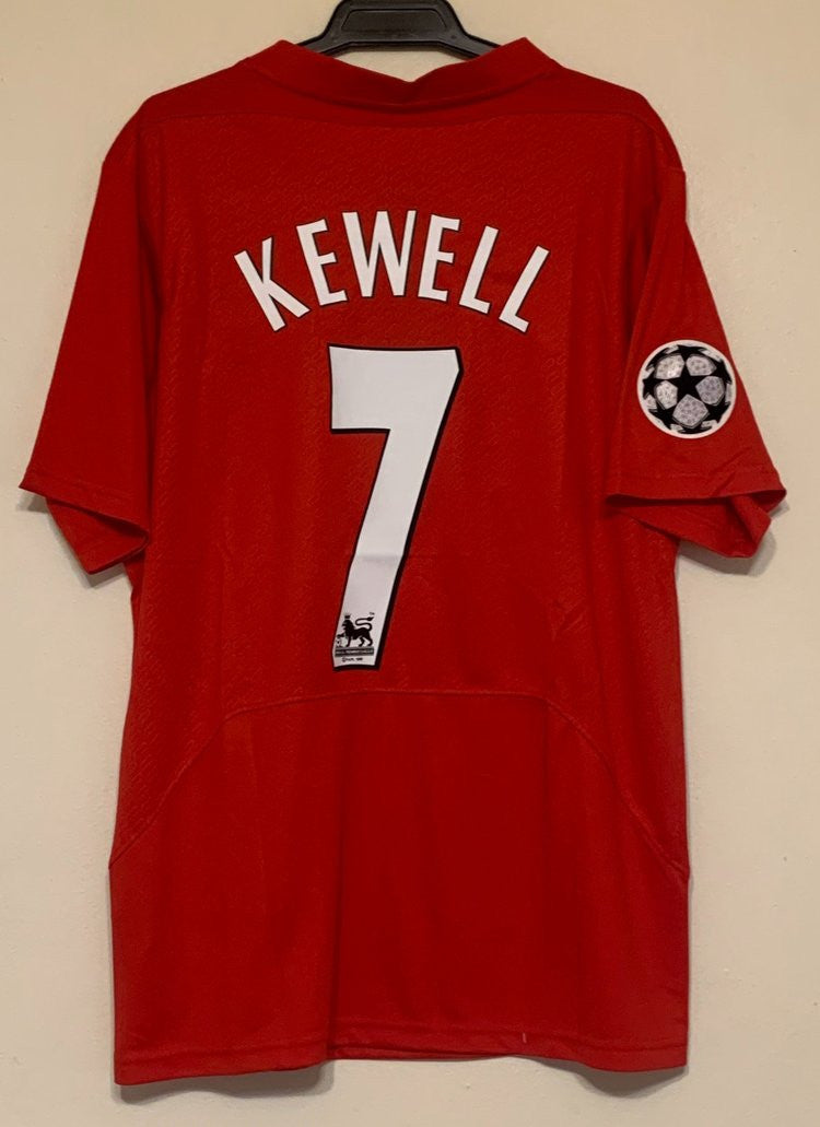 HARRY KEWELL 2005 LIVERPOOL CHAMPIONS LEAGUE FINAL JERSEY
