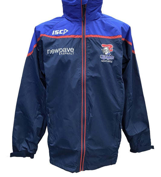 NEWCASTLE KNIGHTS NRL WOMEN’S WET WEATHER JACKET SIZE 12 ONLY