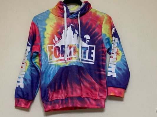 FORTNITE KIDS WINTER RAINBOW HOODIE