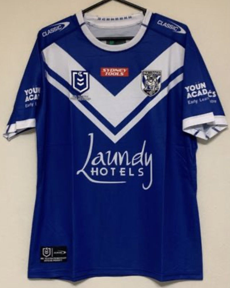 CANTEBURY BULLDOGS AWAY NRL JERSEY