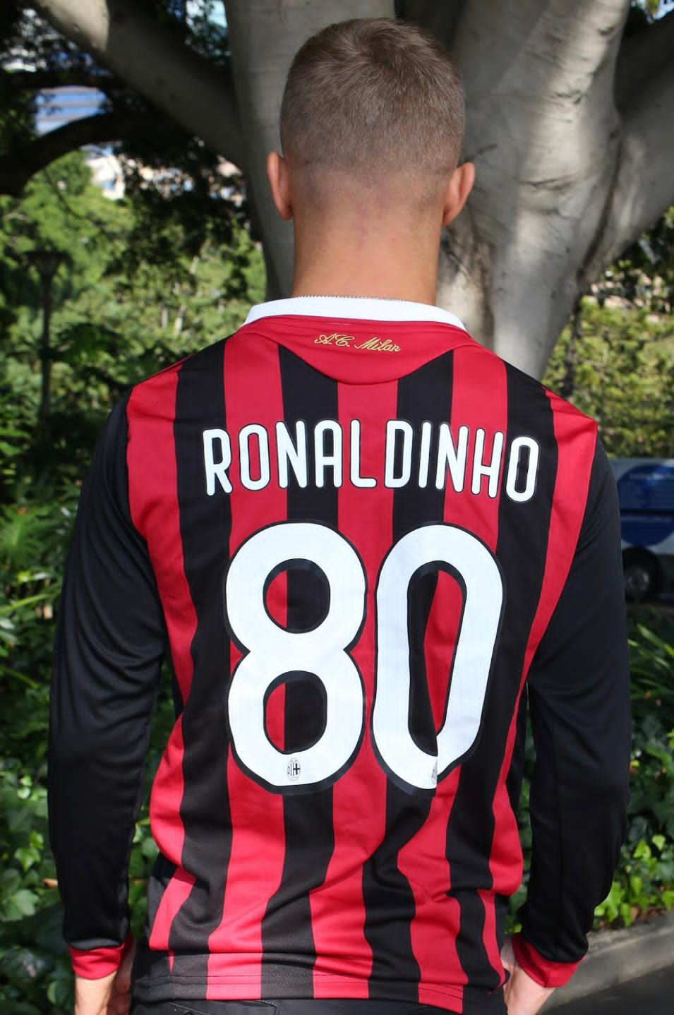RONALDINHO AC MILAN JERSEY