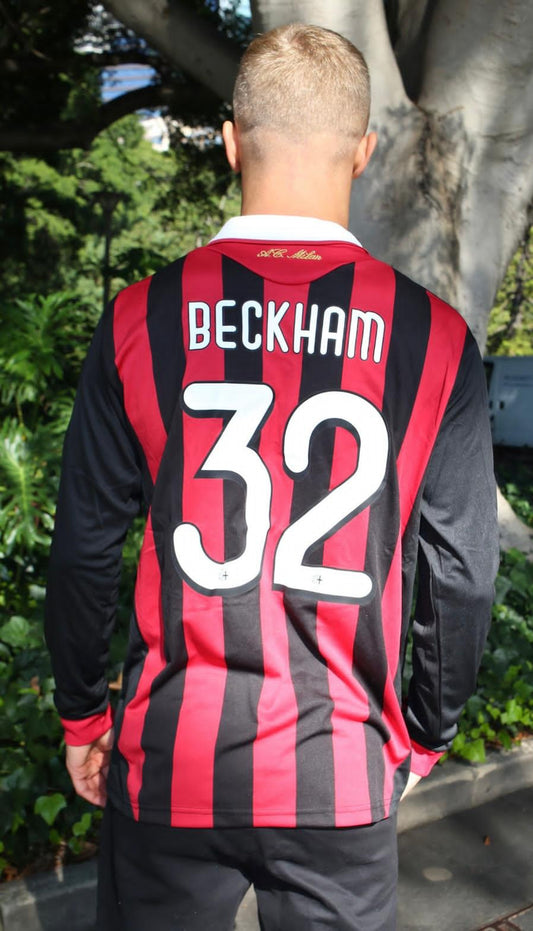 DAVID BECKHAM AC MILAN LONG SLEEVE