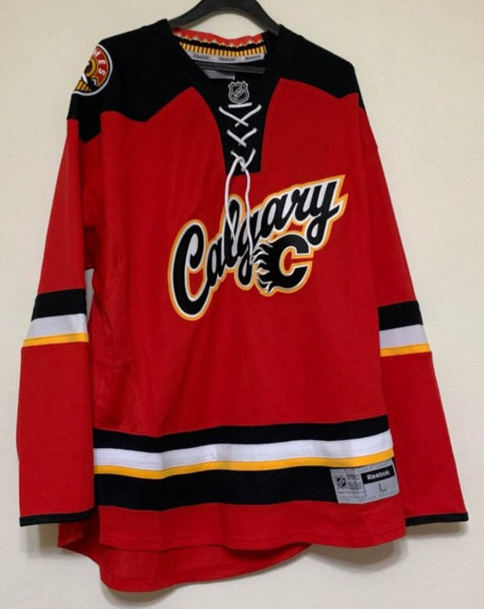 CALGARY FLAMES NHL REEBOK JERSEY