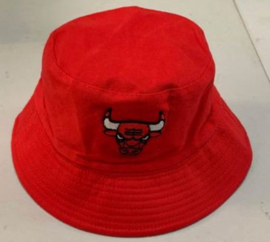 CHICAGO BULLLS NBA RED BUCKET HAT