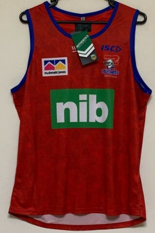 NEWCASTLE KNIGHTS NRL TRAINING SINGLET
