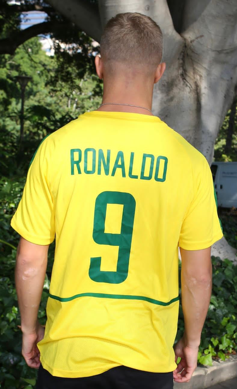 RONALDO 2002 BRAZIL WORLD CUP JERSEY