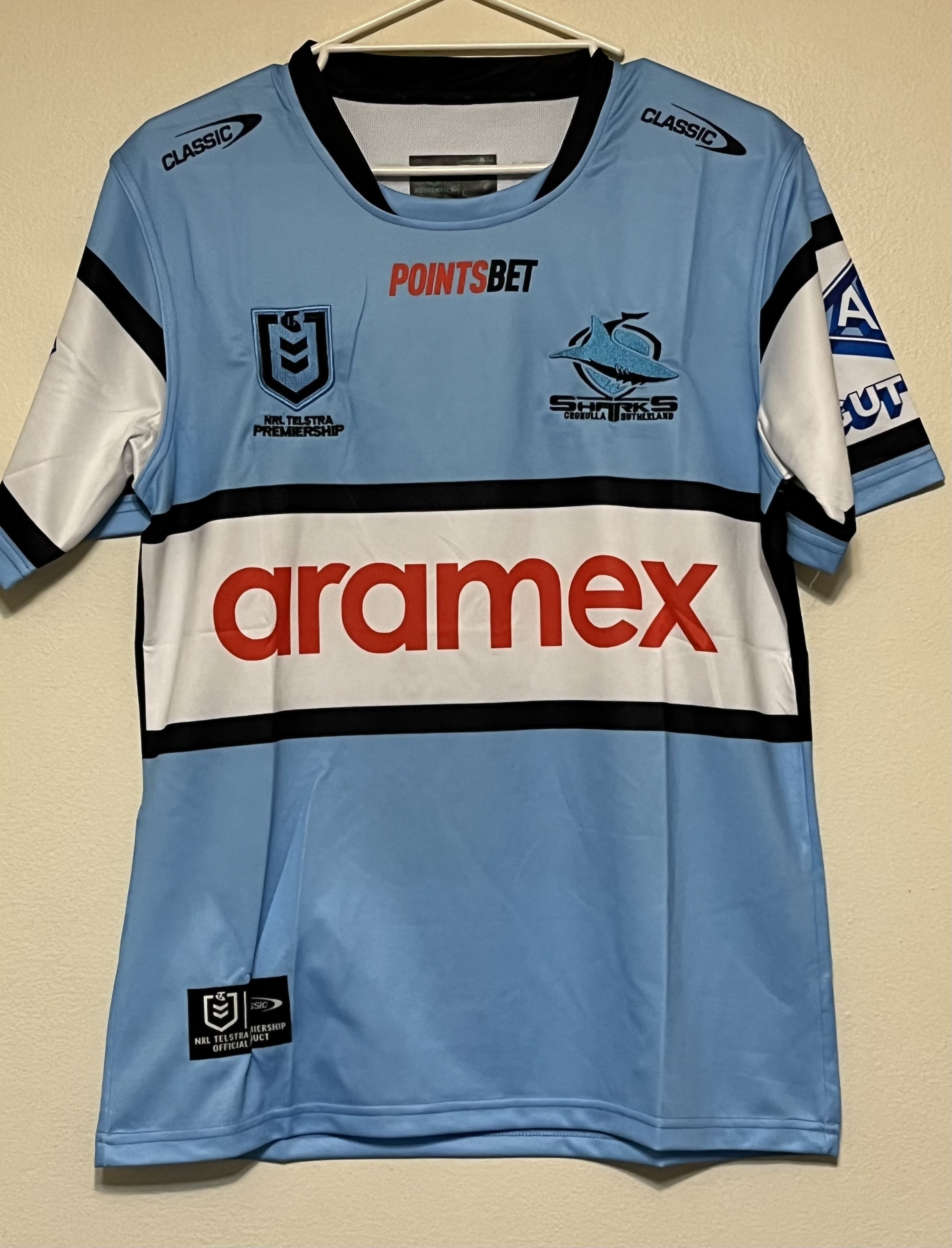 CRONULLA SHARKS 2024 HOME NRL JERSEY