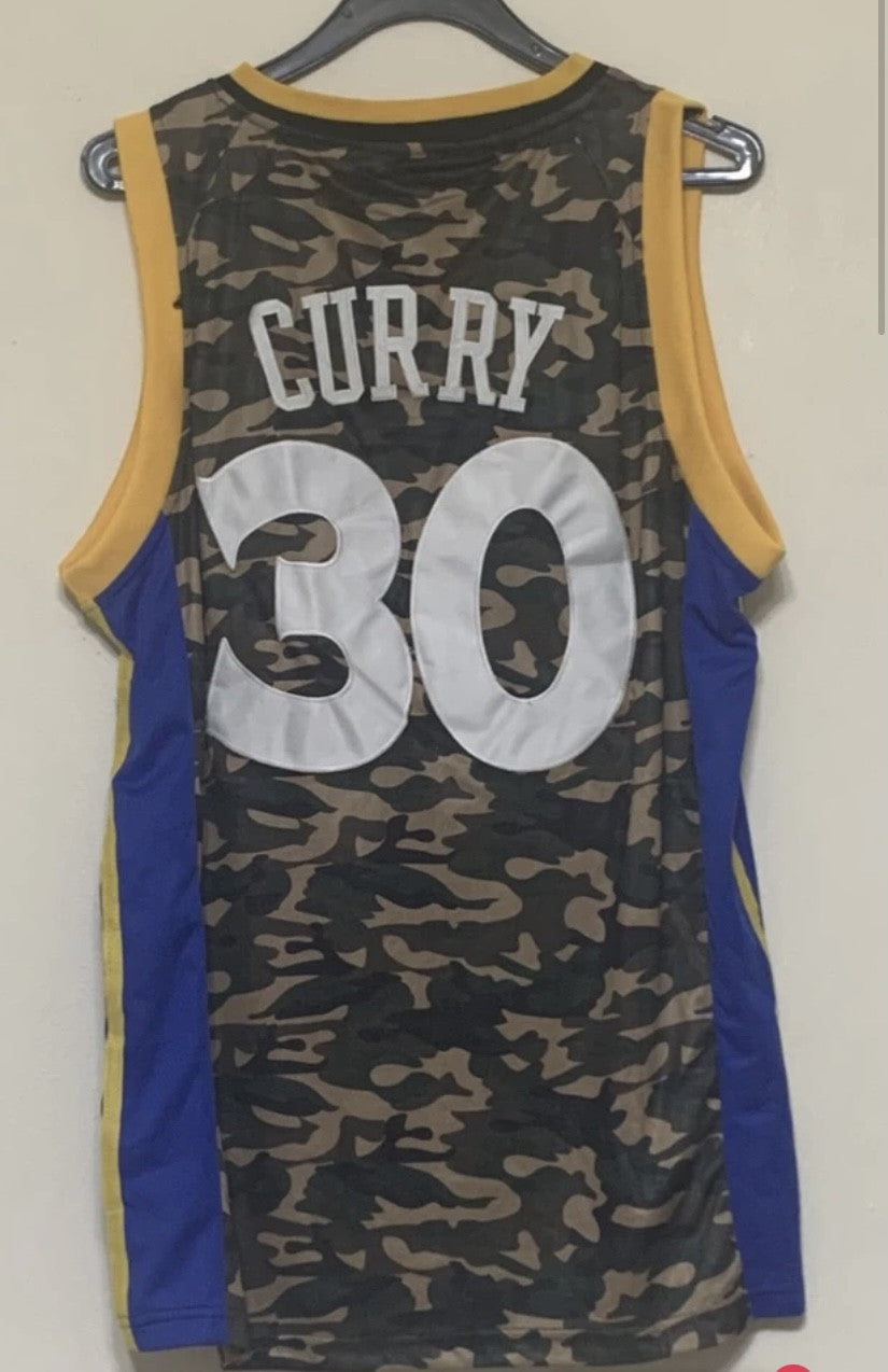 CURRY 30 CAMO ADULT JERSEY