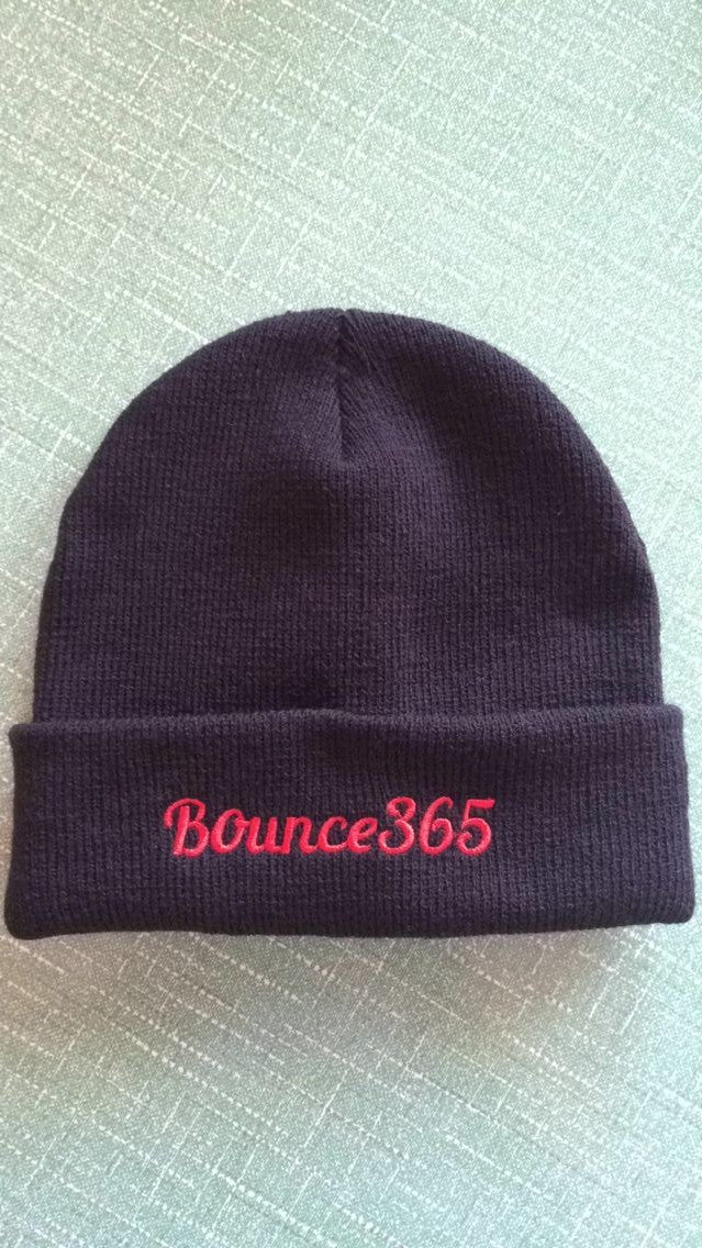 bounce365 black beanie