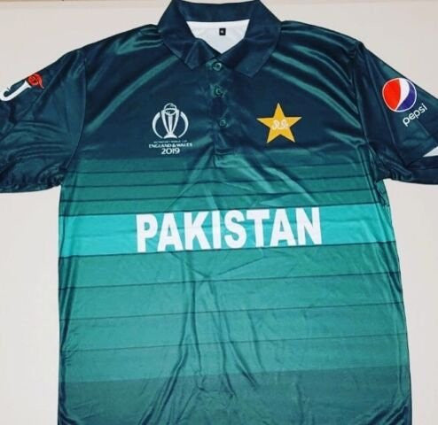 PAKISTAN CRICKET WORLD CUP JERSEY