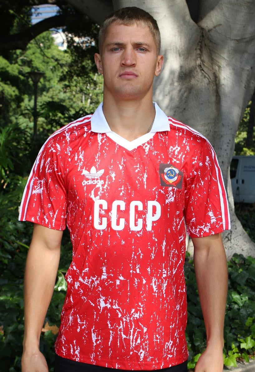 LAST SOVIET UNION FOOTBALL JERSEY 1990