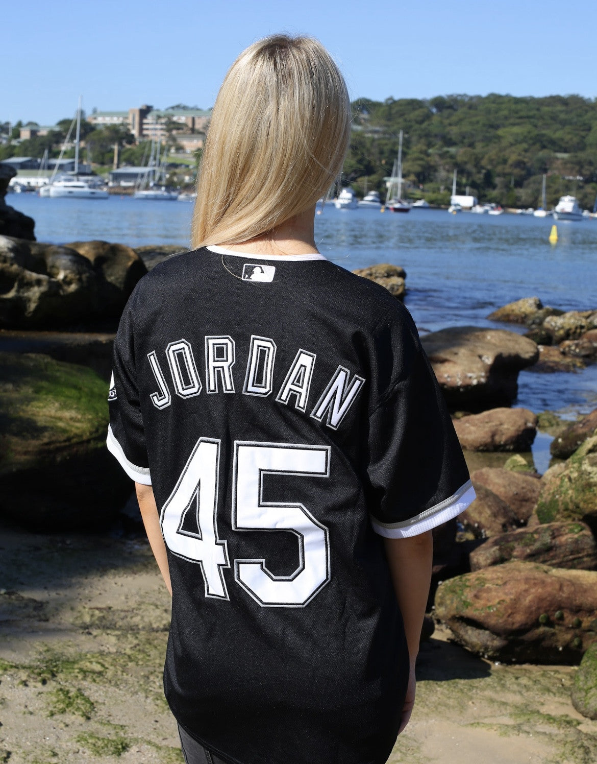 MICHAEL JORDAN BLACK SOX BASEBALL JERSEY
