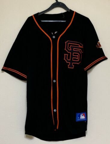SAN FRANSISCO GAINTS BLACK BASEBALL ADULT JERSEY